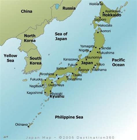 japan map cities